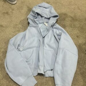 Lululemon scuba zip up, the old stains are out!! , price is negotiable!!